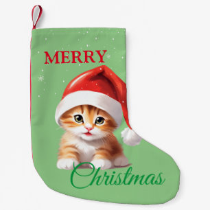 Grappige Safari dieren Kat Kerstmis Kostuum Kleine Kerstsok