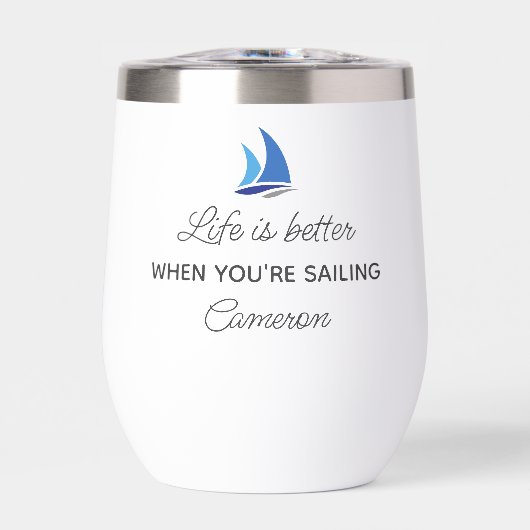 Grappige Sailor Captain Gift, Sailing Quote Custom (Voorkant)
