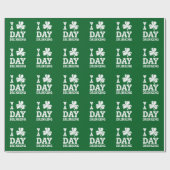 Grappige Saint Patricks Day-feest St Pats grappige Cadeaupapier (Vlak)