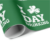 Grappige Saint Patricks Day-feest St Pats grappige Cadeaupapier (Rol Hoek)