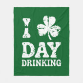 Grappige Saint Patricks Day-feest St Pats grappige Fleece Deken (Voorkant)