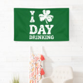 Grappige Saint Patricks Day Feest St Pats Grappige Spandoek (Insitu)