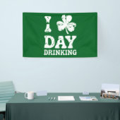Grappige Saint Patricks Day Feest St Pats Grappige Spandoek (Beurs)