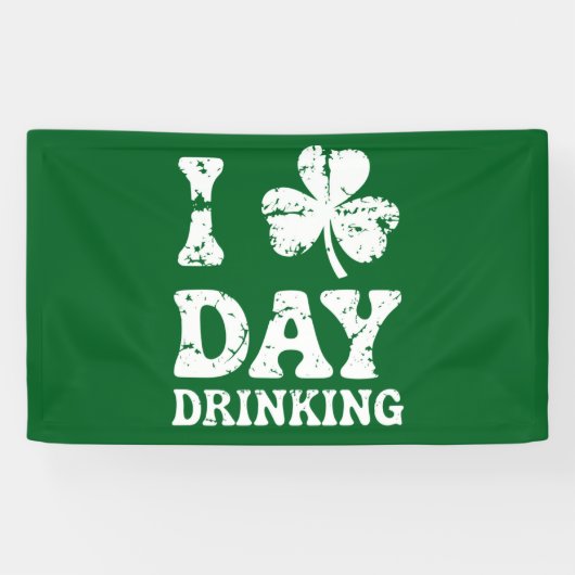 Grappige Saint Patricks Day Feest St Pats Grappige Spandoek (Horizontaal)