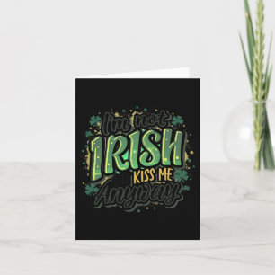 Grappige Saint Patrick's Day Ik ben niet Iers, maa Kaart