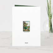 Grappige Saint Patrick's Day Leprechaun Kaart (Achterkant)