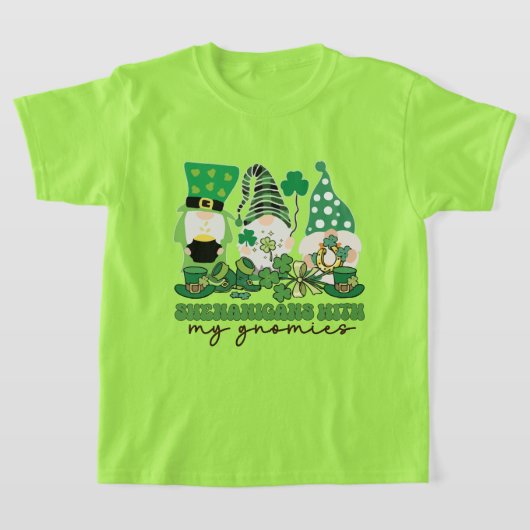Grappige Saint Patrick's Day woordkunst T-shirt (Laagn)