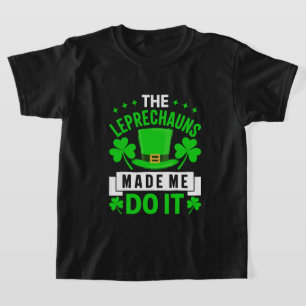 Grappige Saint Patrick's Day woordkunst T-shirt