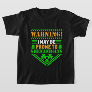Grappige Saint Patrick's Day woordkunst T-shirt