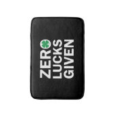 Grappige Saint Patrick's Day Zero Lucks Gegeven Badmat (Voorkant Verticaal)