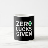 Grappige Saint Patrick's Day Zero Lucks Gegeven Koffiemok (Center)