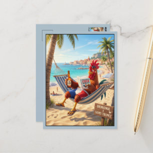 Grappige Saint-Tropez Frankrijk Briefkaart