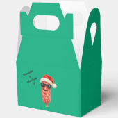 Grappige salami kussen kerstmis bedankdoosjes (Open)