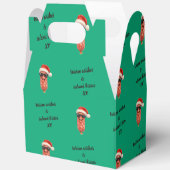 Grappige salami kussen kerstmis bedankdoosjes (Open)