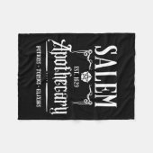 Grappige Salem Heks Machusetts Apotheker Halloween Fleece Deken (Voorkant (Horizontaal))