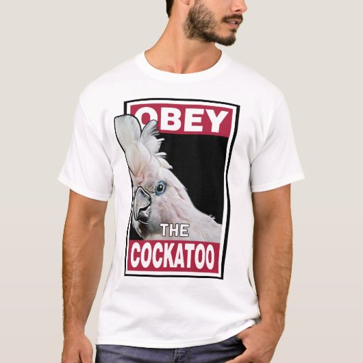 Grappige Salomons kaketoe - Vogelkunst T-shirt (Voorkant)