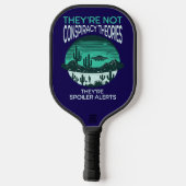 Grappige Samenzweringstheorie UFO Pickleball Paddle (Achterkant)