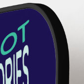 Grappige Samenzweringstheorie UFO Pickleball Paddle (Links Detail)
