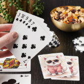 Grappige Samojed Kawaii Hond Pokerkaarten (Insitu)