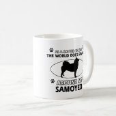 grappige SAMOYED-design Koffiemok (Voorkant rechts)