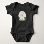 Grappige Samoyed-hond Romper (Voorkant)