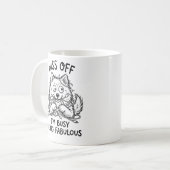 Grappige Samoyed Mok Klassieker (Voorkant links)