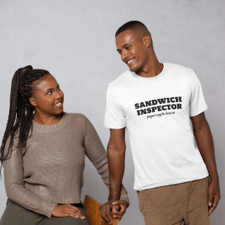 Grappige Sandwich Inspector Kaas Belasting T-shirt