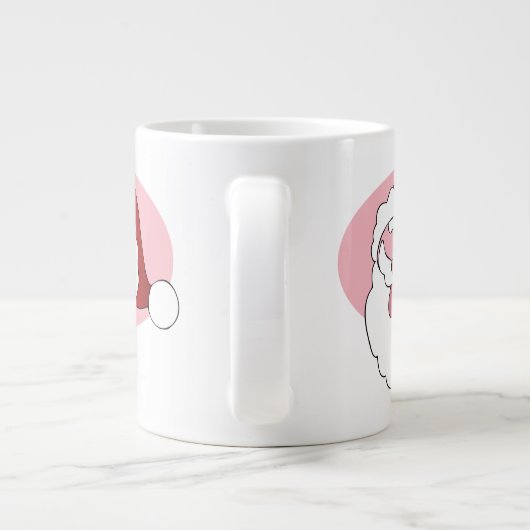 Grappige Santa aangepaste mokken (Achterkant)