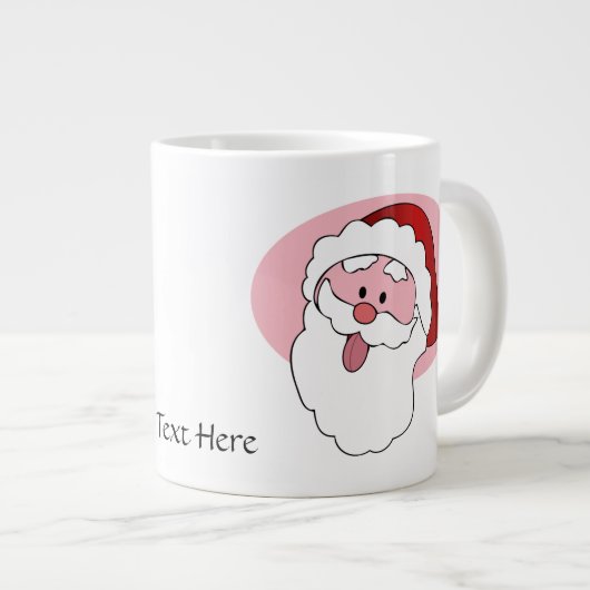 Grappige Santa aangepaste mokken (Voorkant rechts)