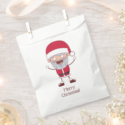 Grappige Santa aangepaste tekst gunst tassen Bedankzakje (Geknipt)