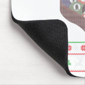 Grappige Santa Claus Ball Pool Speler Lelijke Kers Muismat (Hoek)