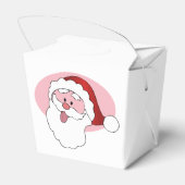 Grappige Santa custom gunst doos Bedankdoosjes (Achterkant)