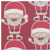 Grappige Santa custom kleur stof (Close Up)
