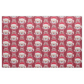 Grappige Santa custom kleur stof (Fat Quarter)