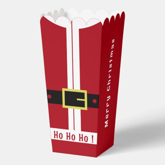 Grappige Santa Design Kerst Popcorn Box Bedankdoosjes (Achterkant)