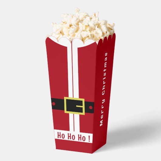 Grappige Santa Design Kerst Popcorn Box Bedankdoosjes (Popped)