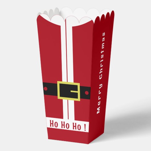 Grappige Santa Design Kerst Popcorn Box Bedankdoosjes (Voorkant)
