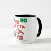 Grappige Santa HO HO HO moet gaan Mok (Voorkant rechts)