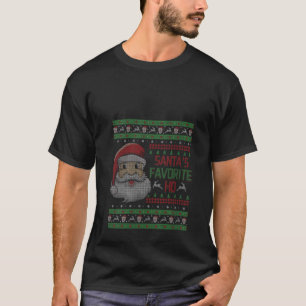 Grappige Santa Ho Meme Grappige Kerstman Lelijk Ch T-shirt
