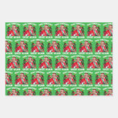 Grappige Santa Trump Gift Wrap Inpakpapier Vel (Voorkant 3)