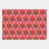 Grappige Santa Trump Gift Wrap Inpakpapier Vel (Voorkant 2)