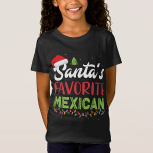 Grappige Santa's Favoriete Mexicaanse Kerstmis San T-shirt