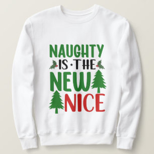 Grappige Santa's lijst woord kunst unisex volwasse Trui