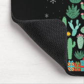 Grappige Sappige Kerstboom Cactus Tuinier Muismat (Hoek)