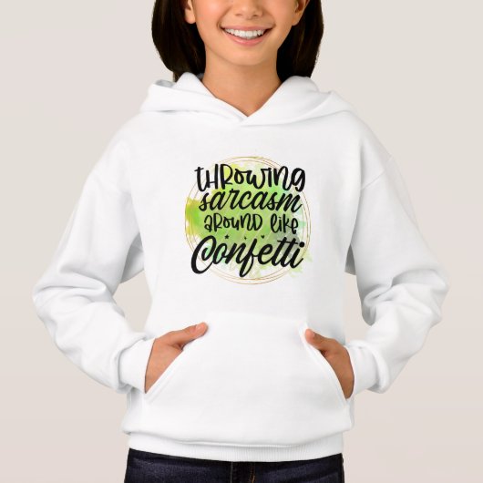Grappige sarcasme confetti woordkunst (Voorkant)
