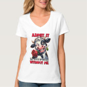 Grappige sarcasme eend word art t-shirt (Voorkant)