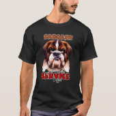 Grappige sarcasme hond woord kunst t-shirt (Voorkant)