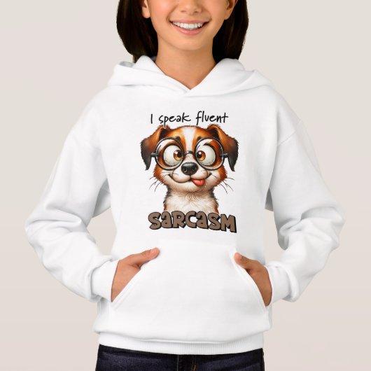 Grappige sarcasme hond woordkunst (Voorkant)