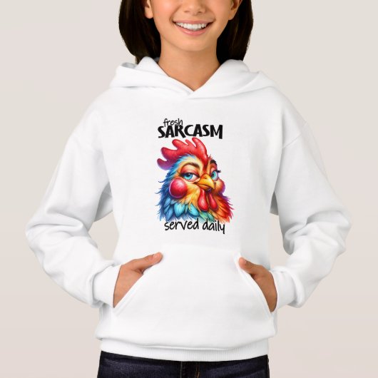Grappige sarcasme kip woordkunst (Voorkant)