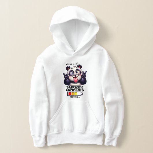 Grappige Sarcasme Panda woordkunst (Laagn)